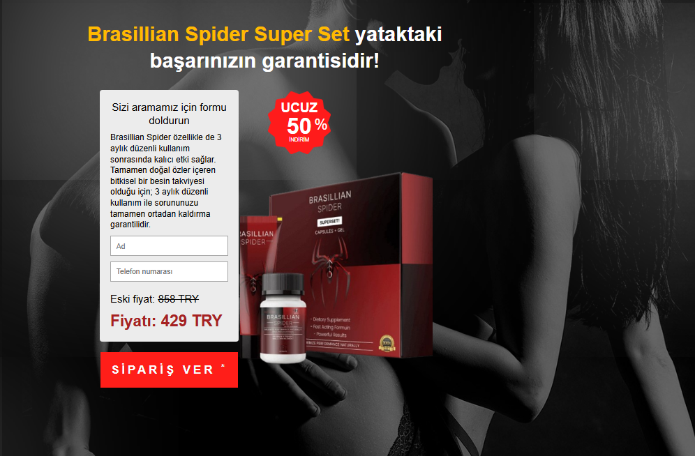 Brasillian Spider Super Set Sipariş